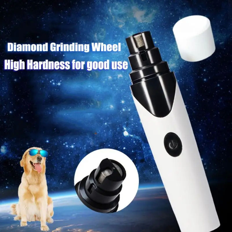 Pet USB электрический шлифовальный станок для ногтей Триммер машинка для стрижки перезаряжаемая кошка собака ухаживающее устройство