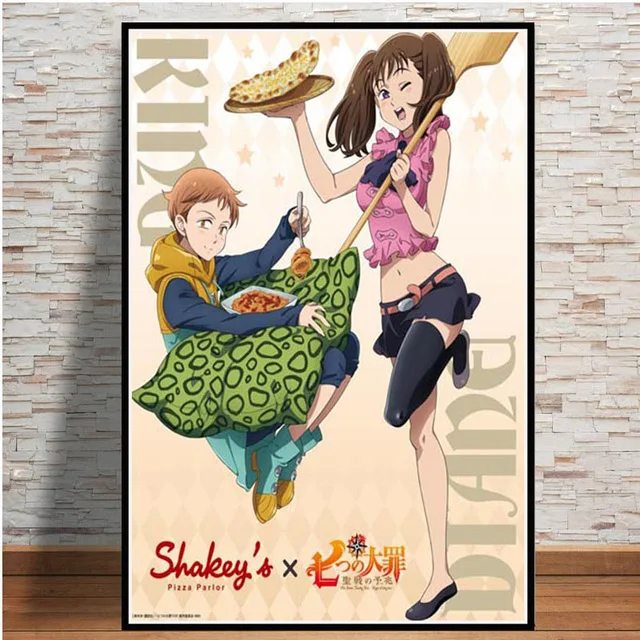 11 Плакат и печатная графика японского Аниме Комикс THE Seven Deadly Sins настенная художественная живопись картинка на холсте на стену картинки для гостиной домашний декор - Цвет: 11