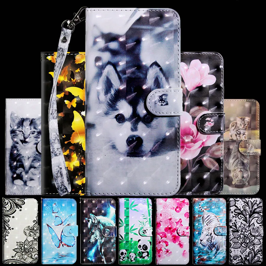 For Xiaomi Mi A3 A 3 Case 3D Vision Painted Leather cover For Mi CC9e