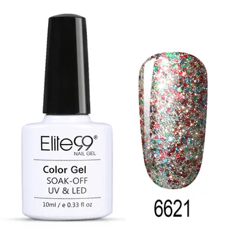

Elite99 10ml Starry Glitter UV Gel Nail Polish Super Shining UV Nail Gel Varnish Semi Permanent Hybrid Nail Enamel Gel Polish