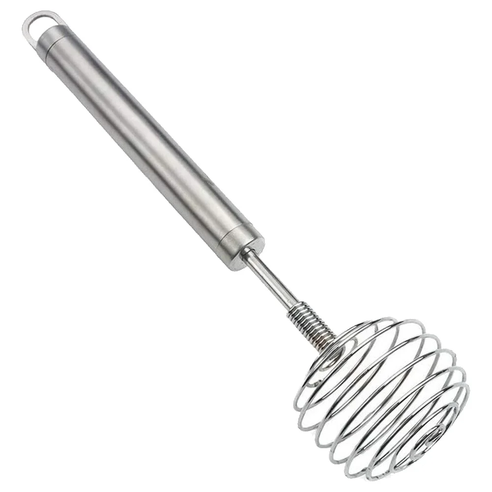 Stainless Steel Ball Spring Egg Whisk Manual Mixer Stirrer Avocado Potato Masher Manual Egg