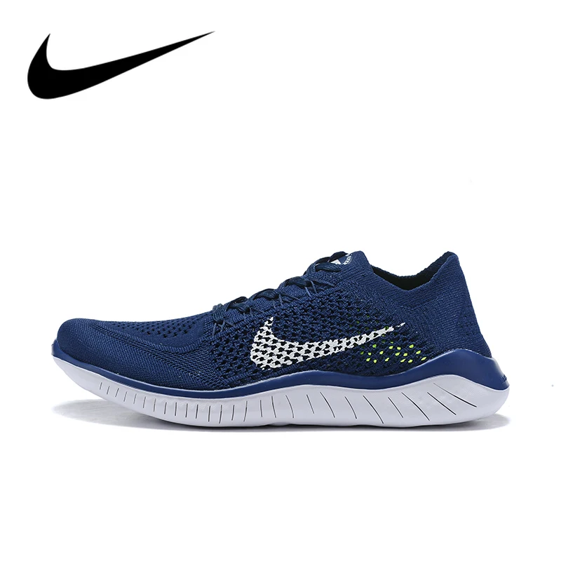 Оригинальный Nike Оригинальные кроссовки Free Rn Flyknit 5,0 Для Мужчин's кроссовки дышащие мягкие Спорт на открытом воздухе кроссовки 2019 Новый 942838-401