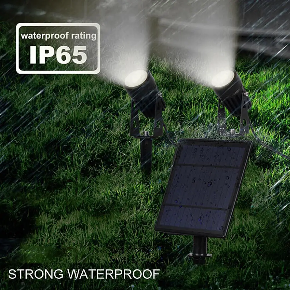 

2pcs Outdoor Solar Light Waterproof Colorful Garden Landscape Lawn Night Lamp High Absorption Efficiency Fast Charging Feature