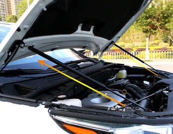 

For Toyota Highlander 2015 2016 2017 2018 2019 Car Hood Cover Hydraulic Rod Strut Telescopic Rod Engine Hood Lift Support 2pcs T