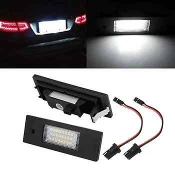 

2PC Led license plate light for BMW E63 24SMD number of Led license plate light white lamp 6000k for BMW E64 E81 E87 E85 E86 F06