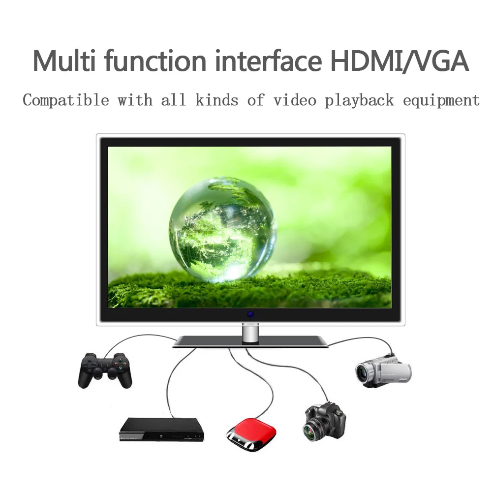 HDMI кабель 2 0 сплиттер 4k 1080P HD высокой четкости переключатель 1 м 3 плоский провод