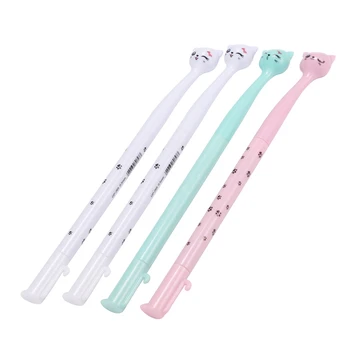 

4 pcs/pack 0.5mm Cute Candy Bow Cat Gel Ink Pen for School Office Black
