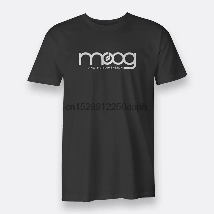 Мужская футболка Moog Synthesizer черная с надписью anдругом Di размеры от S до 3Xl летняя