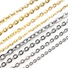 5 Meters/Lot Never Fade Stainless Steel Squash Cross Necklace Chains For DIY Jewelry Findings Making Materials Handmade Supplies ► Photo 1/6