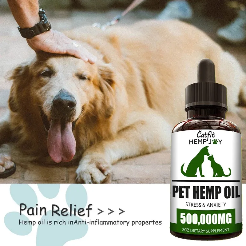 Натуральное масло семян конопли Catfit для облегчения беспокойства и боли у