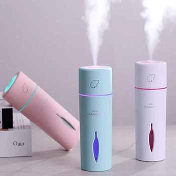 

Colorful USB Air Humidifier for Eliminate Static Electricity Clean Air Care 7 color Lights Car Office Mute Aromatherapy Diffuser