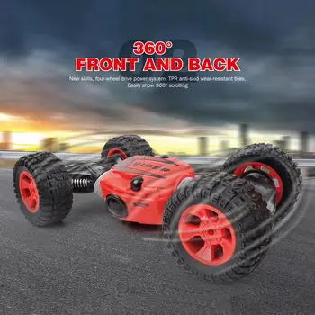 

1/16 2.4G 4WD Double-Sided Remote Control Twisting Vehicle Stunt Car Kids Toy