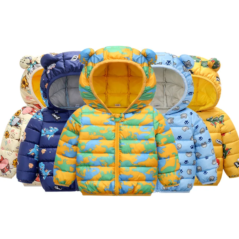 Baby boy clothes winter thick warm jacket down padded jacket children's