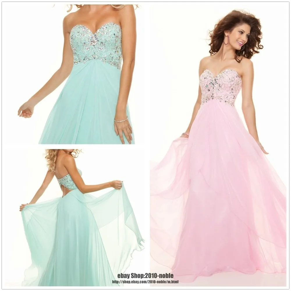 Gratis Verzending 2018 Meisjes Dragen Maxi Lange Formele Custom Sweetheart Roze Blauw Chiffon Graduation Prom Gown Bruidsmeisje Jurken Gratis Verzending 2018 Meisjes Dragen Maxi Lange Formele Custom Sweetheart Roze Blauw Chiffon Graduation Prom Gown Bruidsmeisje Jurken
