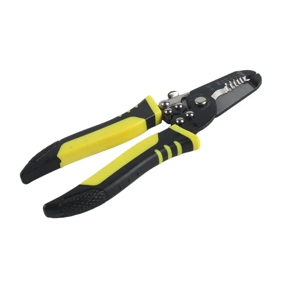 

Portable Wire Cutter Stripper With Metric Scale Multi-function Wire Stripper Heavy Duty Crimper Durable Hand Tool
