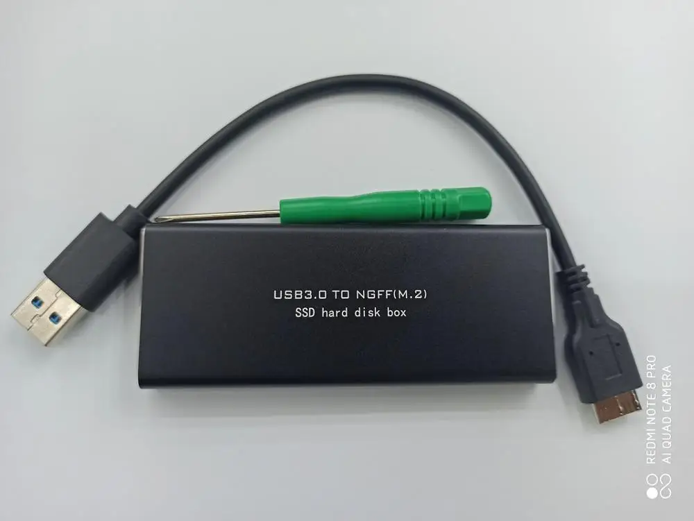 M.2 NGFF к USB3.0 HDD SSD чехол USB3.0 к USB3.0 Micro-B адаптер 6 ГБ/сек. HDD корпус коробка внешняя коробка для жесткого диска SSD чехол