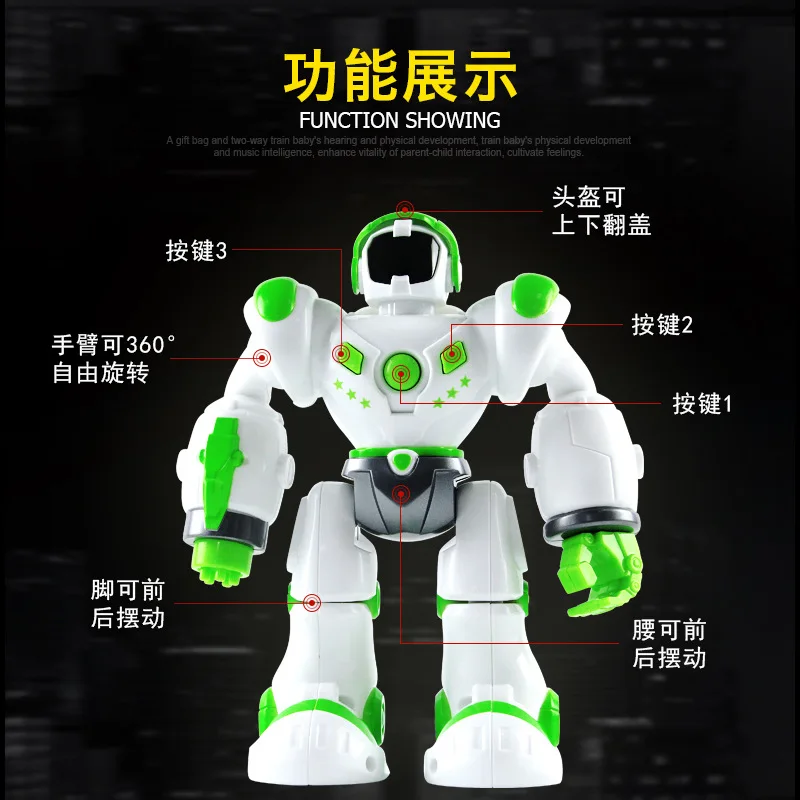 

Children Model Toy Intelligent Robot Space Warriors with Story Early Education Feature Toy