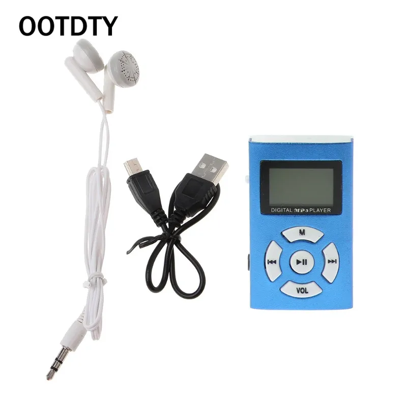 MX-808 мини USB алюминиевый ЖК-экран 32 ГБ Micro SD TF карта цифровой музыкальный mp3-плеер