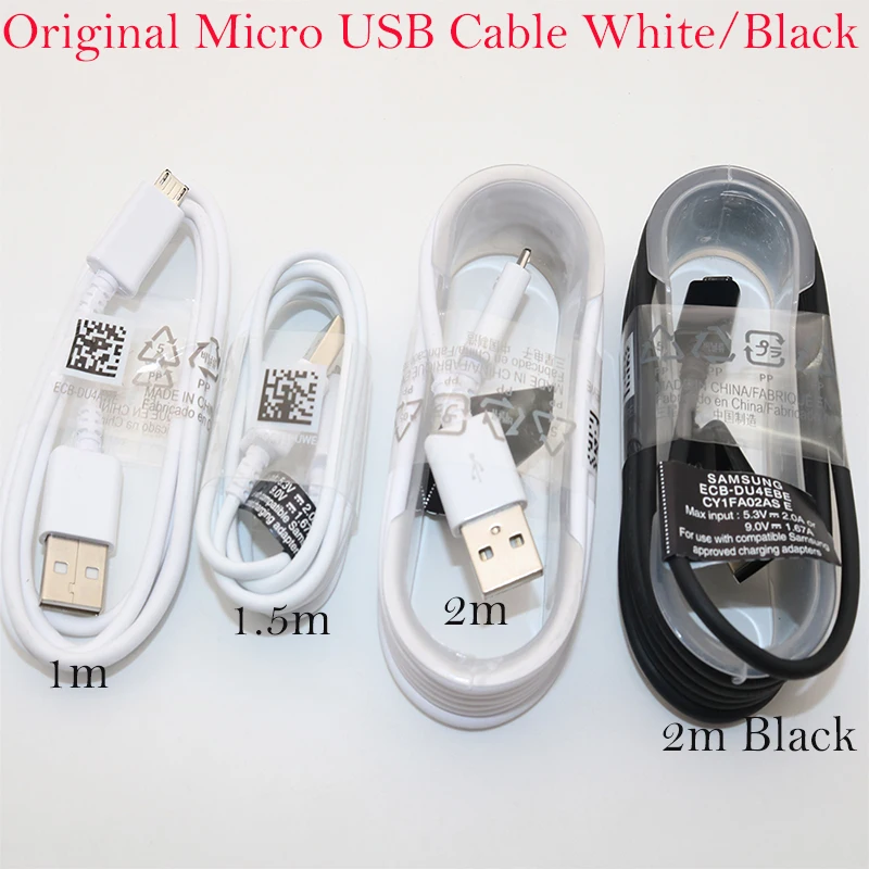 Samsung Micro USB кабель быстрой зарядки Quick Galaxy S7 S6 edge Plus Note 4 5 S4 A5 A7 A8 A9 J7 J5 J3
