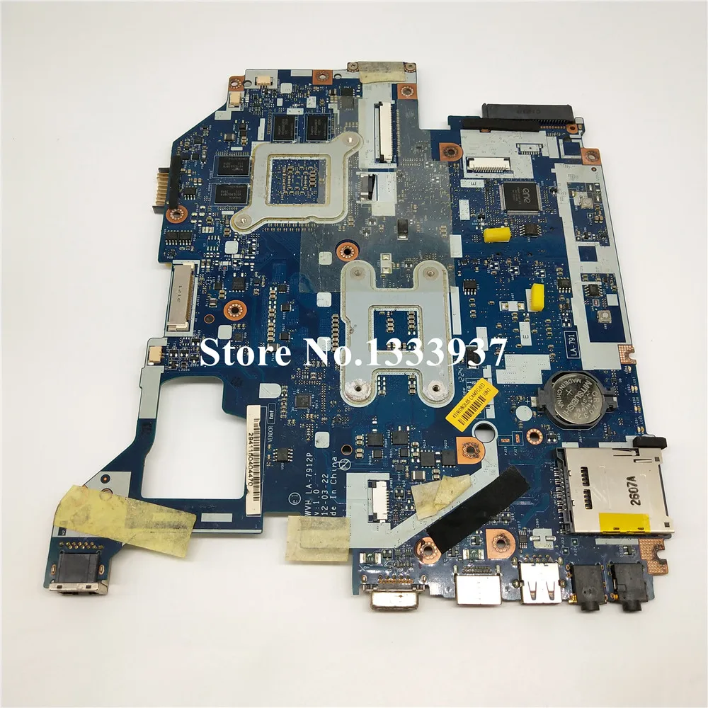Very best  Q5WVH LA-7912P HM77 mainboard For Acer E1-531 E1-571G V3-571G V3-571 Laptop motherboard SLJ8C NBY1X
