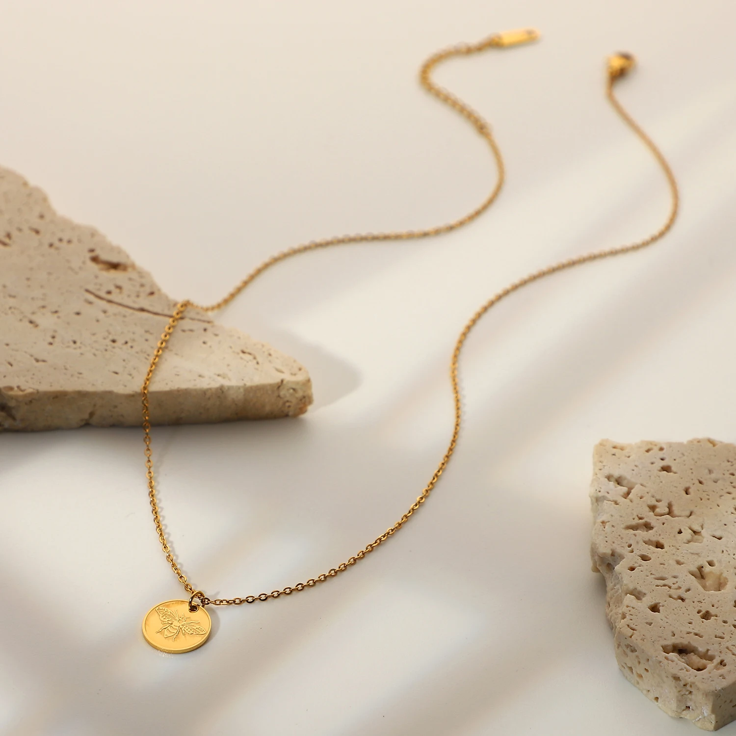 Charm Gold Stainless Steel Necklace 