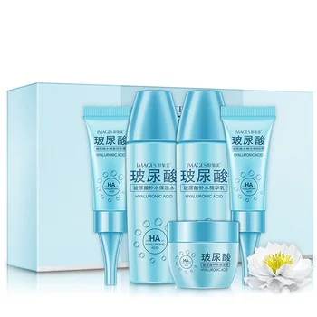 

Hyaluronic Acid Hydrating Five-Piece Set Moisturizing Fine Pore Water Oil Balancing Facial Treatment Skin Care