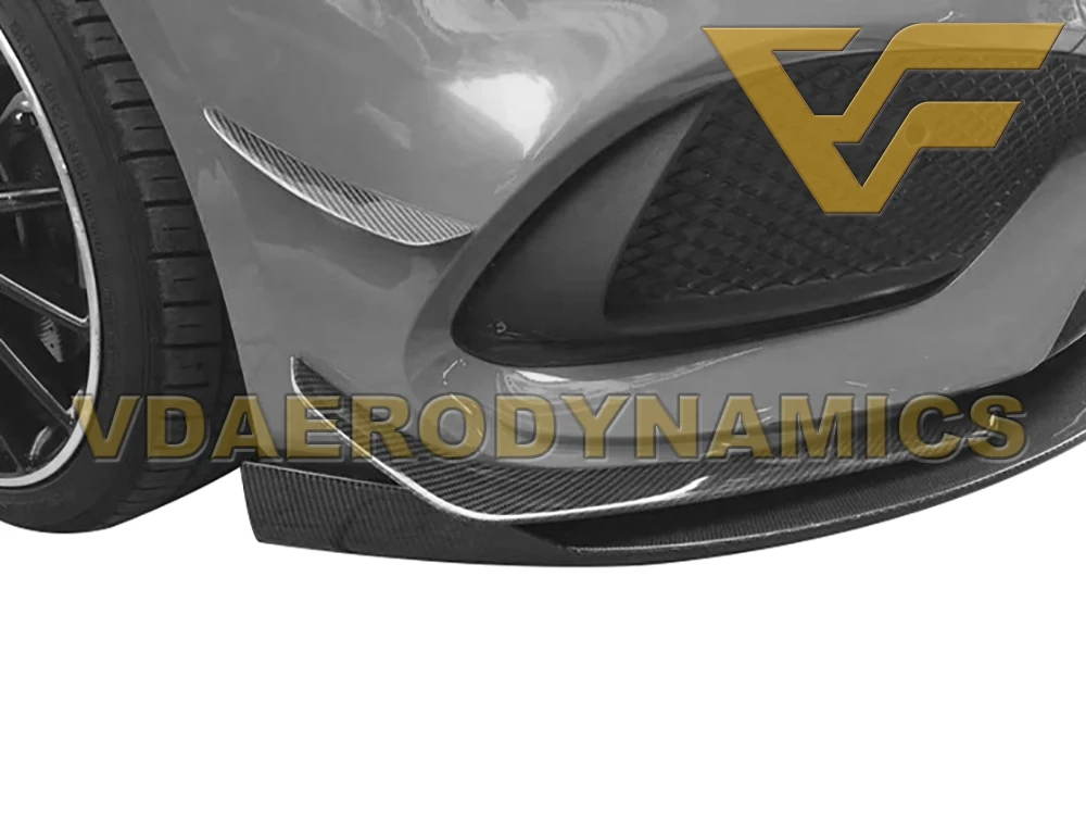 Сплиттер для переднего бампера 16 18 Benz W117 CLA180 CLA200 CLA220 CLA250 CLA45 VAD|cla w117|side spoileraero spoiler |