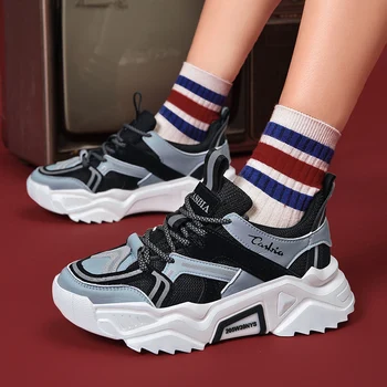 

Unisex Running Shoes Men Anti Slip Men Sports Shoes Lace Up Womens Walking Shoes Good Quality Ladies Athletic Sneakers Luxury