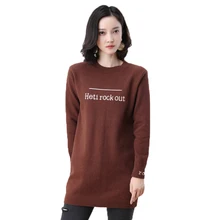 ^#Cheap Women Soft Pullover Sweaters O-neck Soft Knitted Tops Female Letter Pattern Knitwear Autumn Winter Fit Pull Sweater Black Beige ^#Cheap Women Soft Pullover Sweaters O-neck Soft Knitted Tops Female Letter Pattern Knitwear Autumn Winter Fit Pull Sweater Black Beige