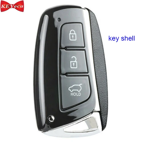 KEYECU для hyundai Santa Fe IX45 2012 2013 пульт дистанционного ключа чехол Брелок для SV1-DMFEU03 - Цвет: 1pc