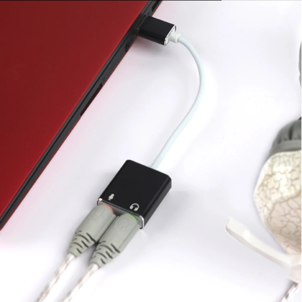 Внешняя звуковая карта USB type-C для наушников 3D стерео звуковая карта USB бесплатный привод Звуковая карта для Mac OS X Windows