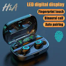 Беспроводные наушники H& A с Bluetooth 5,0, наушники TWS, Bluetooth наушники с шумоподавлением, гарнитура, наушники для iOS Android