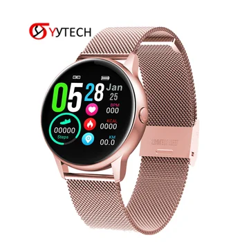 

SYYTECH Hot New DT88 Smart Watch Metal Belt Real-time Heart Rate Monitoring IP68 Waterproof Pedometer Smart Bracelet