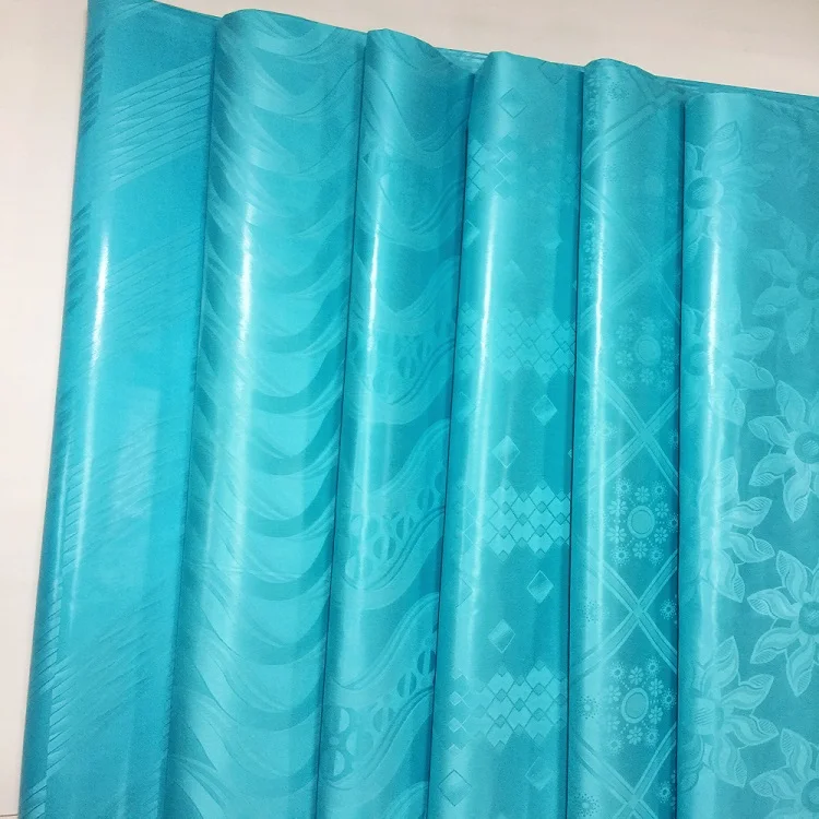 4H Light Turquoise 160 см ширина морская парча ткань 100 хлопок Базен Riche Getzner качество Африканский Базен Riche ткань - Цвет: 4H Light Turquoise