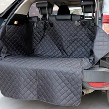 Клетчатый коврик для багажника автомобиля, ткань Оксфорд, коврики для домашних животных, автомобильные сиденья для собак, подушка на заднее сиденье, защитный коврик, водонепроницаемый, износостойкий