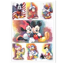 Disney Diamond Painting Cartoon Mickey Mouse Dwarf Pinocchio Art DIY Hobby Embroidery Set Full Drill Mosaic Home Decoration