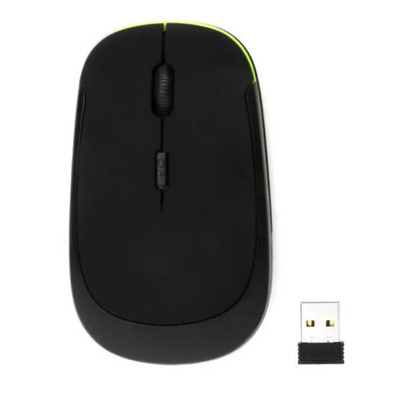 Оптическая беспроводная компьютерная мышь 1600 точек/дюйм USB 2 4 ГГц приемник