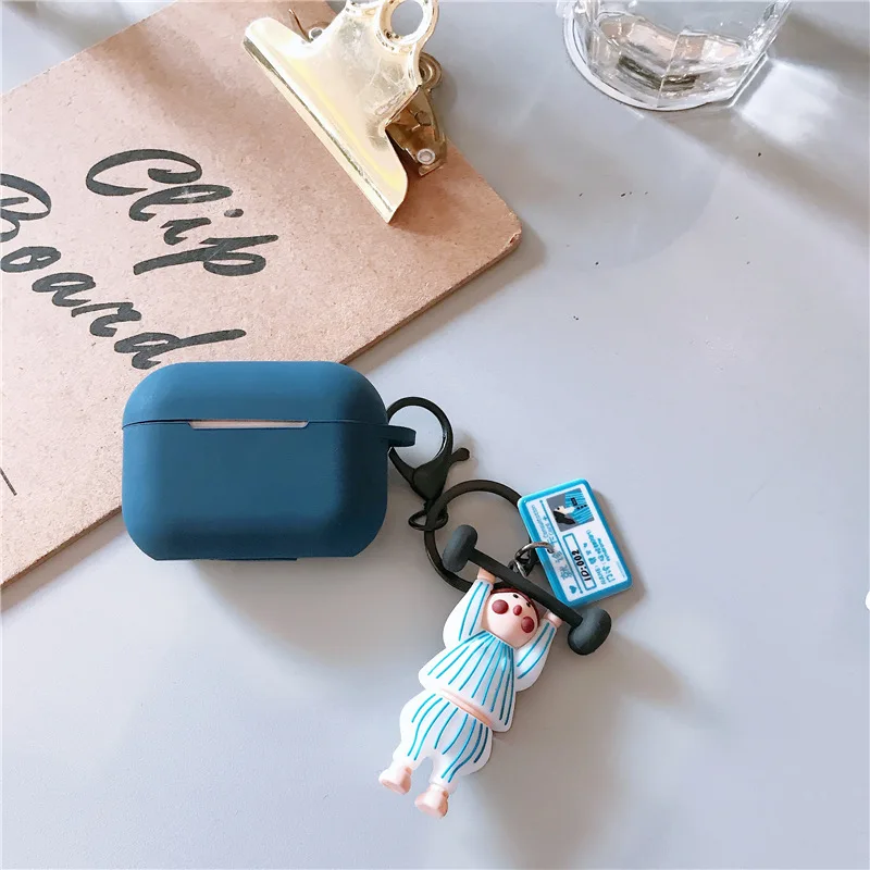  For Airpods Pro Case Silicone Cute Athletes Cartoon Headphone/Earpods Cover For Apple Air pods Pro Case
