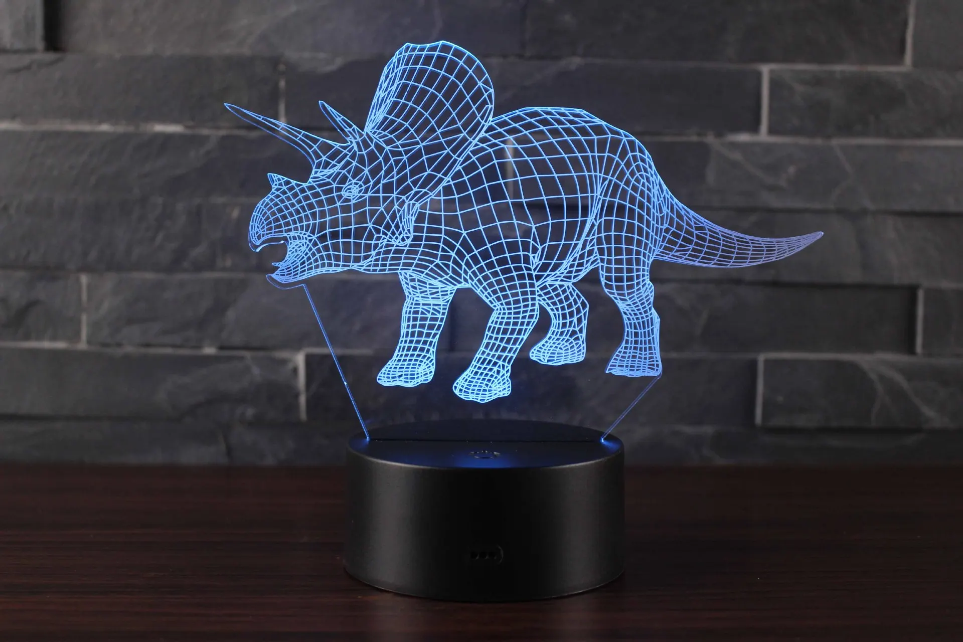 night stand lamps Cartoon Dinosaur 3D night light led remote control 7/16color touch control desk lamp bedside lamp birthday gift decoration nursery night light