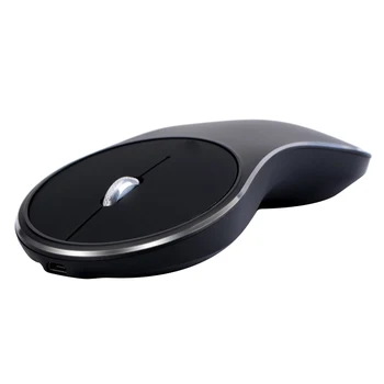 

10meters Effective Distance 2.4Ghz Metal Rechargeable Wireless Mouse 1200DPI USB Optical Wireless Computer Mouse Mice 2019 New