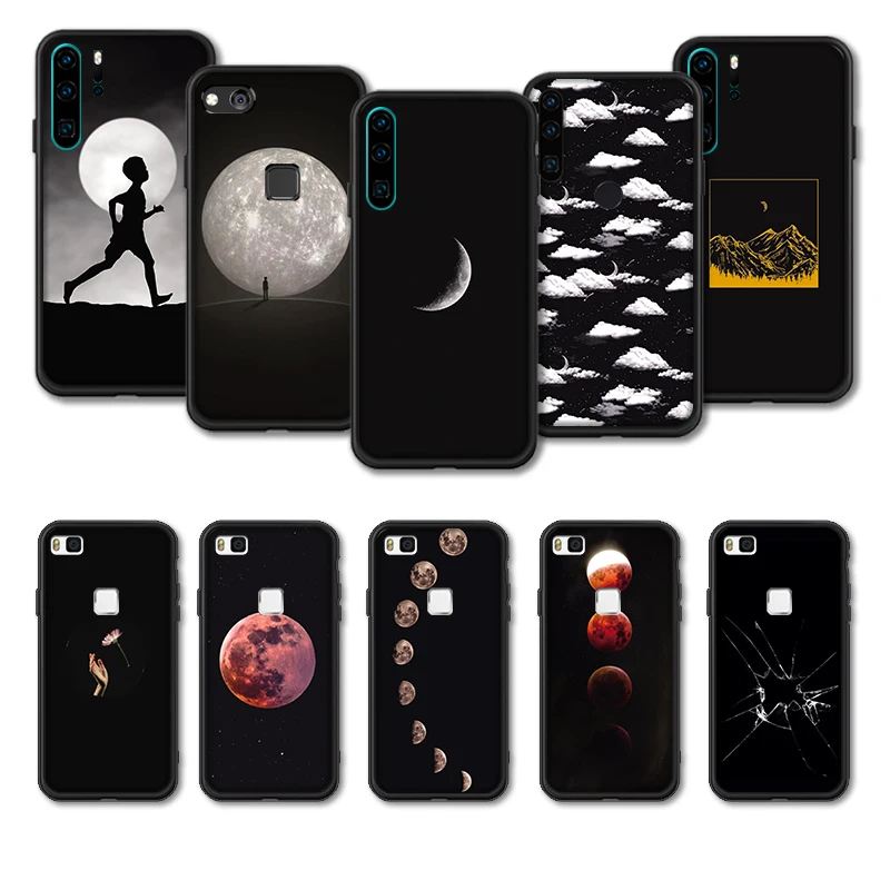 Silicon case for Huawei P20 Lite 2019 huawei p20 pro funny phone Coque back cover capa black line protective clear shell | Мобильные