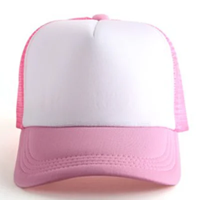 Pink 12шт/уп пустая сублимационная шапка для сублимационной печати чернил Сделай Сам подарки термопечать Печать Передача - Цвет: Pink