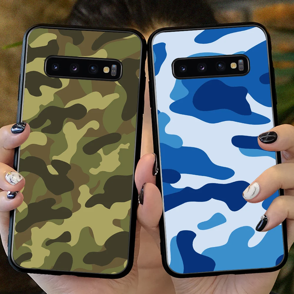 

Camouflage Army for Samsung Galaxy S10 lite e S7 edge S8 S9 S10 S20 Plus Ultra Phone case for Galaxy Note 8 9 10 20 Plus Cover