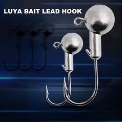 5PCS NED Head Jigs Hook 2g/3g/4g/5g All Size Round Ball Jig Head Hook Jig Lure Hard Bait Soft Worm Hook for Fishing Accessories