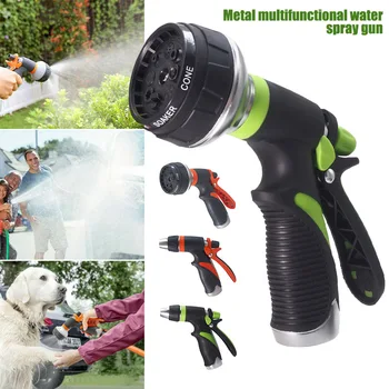 

Newest Garden Hose Nozzle Heavy Duty 8 Adjustable Watering Patterns Water Hose Nozzle for Watering Cleaning