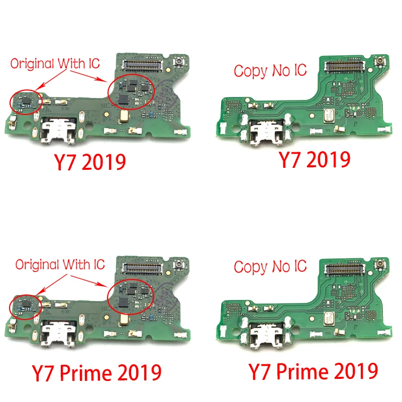 Для Huawei Y7 2019 / Prime Y7A 2020 USB зарядный порт док-станция зарядное устройство штекер