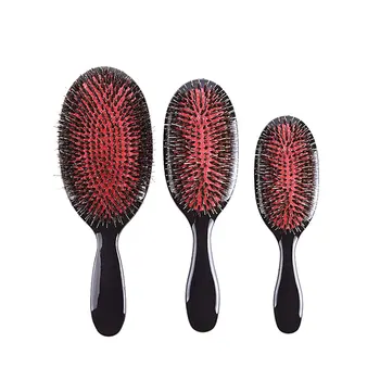 

Hairdressing Comb Airbag Massage Beauty Hair Styling Made By Pig Hair Black For Repair Hair Scales Improve Hair Easy Handed Cl