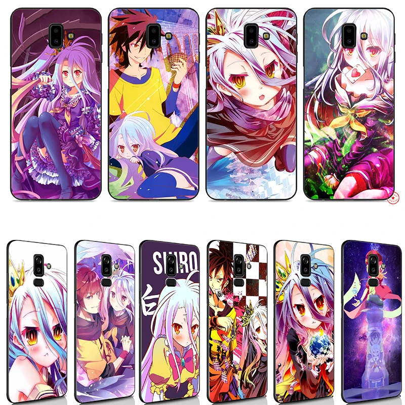 Мягкий чехол No Game Life Anime для Samsung Galaxy J8 J7 Duo J6 J4 Plus Prime 2018 ТПУ силикон |