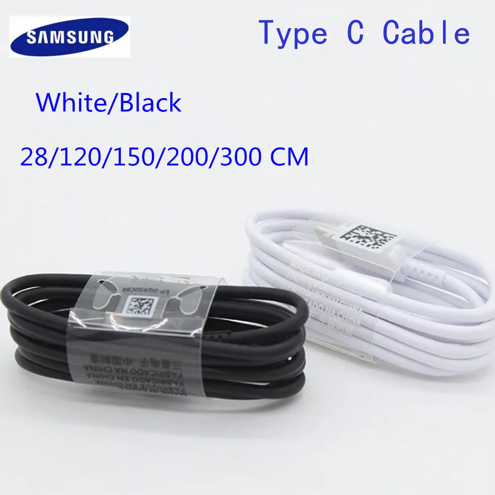 Оригинальный кабель Samsung типа C 0 2/1 5 м для быстрой зарядки и передачи данных samsung