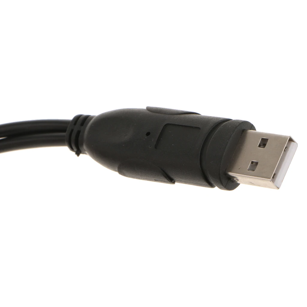 USB Male to 2x PS2 PS/2 Female Port Adapter Cable Cord for PC Mouse Keyboard